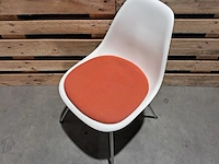 4x design stoel met vast zitkussen, vitra., eames, groen, blauw & rood - afbeelding 7 van  10