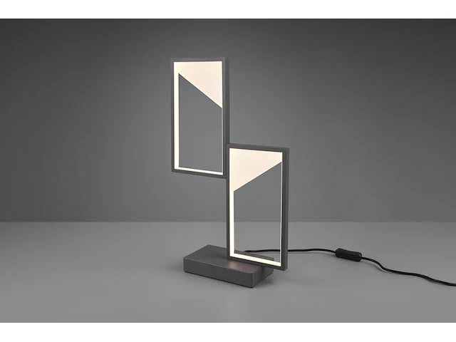 4x design tafellamp trio, cafu, zwart - afbeelding 1 van  2