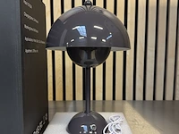 4x design tafellamp verschillende kleuren wit licht, dimbaar en oplaadbaar usb-c, dark grey - afbeelding 3 van  6