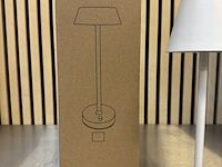 4x design tafellamp verschillende kleuren wit licht, dimbaar en oplaadbaar usb-c, wit - afbeelding 6 van  6