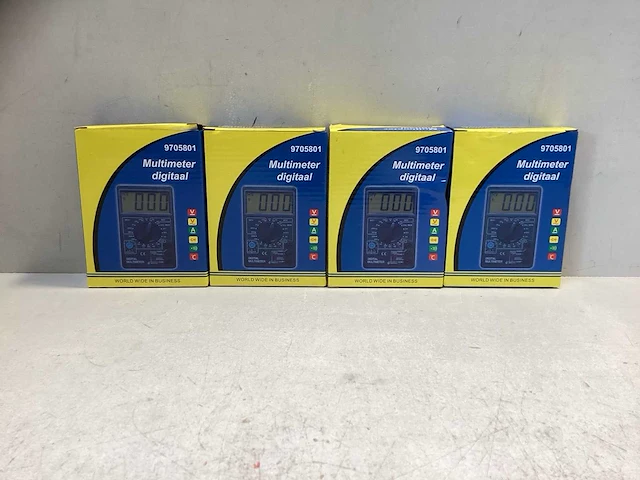 (4x) digitale multi-meter - afbeelding 1 van  3