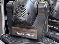 4x discolamp moving head met 2x flightcase artek lighting, sparky1 - afbeelding 7 van  11