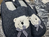 4x dozen kinderpantoffels, blauw - afbeelding 2 van  4