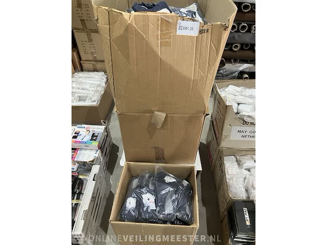 4x dozen kinderpantoffels, blauw - afbeelding 3 van  4