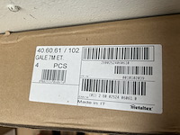 4x droogrek ophangbaar aan douchewand of deur metaltex - afbeelding 5 van  5