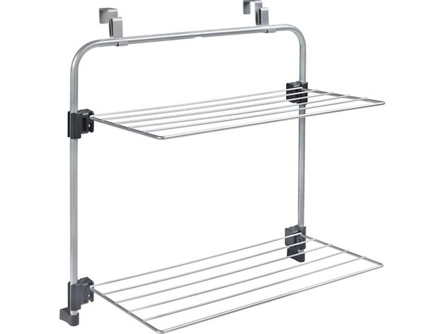 4x droogrek ophangbaar aan douchewand of deur metaltex - afbeelding 1 van  5