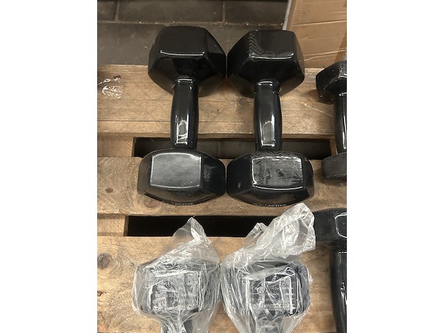 4x dumbbell set 2x 4kg, 2x 6kg, 2x 8kg, 2x 10kg active panther - afbeelding 3 van  3