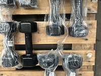 4x dumbbell set 2x 5kg, 2x 7kg, 2x 7kg, 2x 8kg active panther - afbeelding 3 van  5