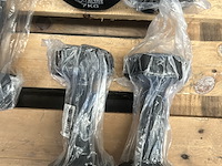 4x dumbbell set 2x 5kg, 2x 7kg, 2x 7kg, 2x 8kg active panther - afbeelding 5 van  5