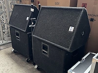 4x dynacord (f 150) speaker met 2x statief - afbeelding 2 van  7