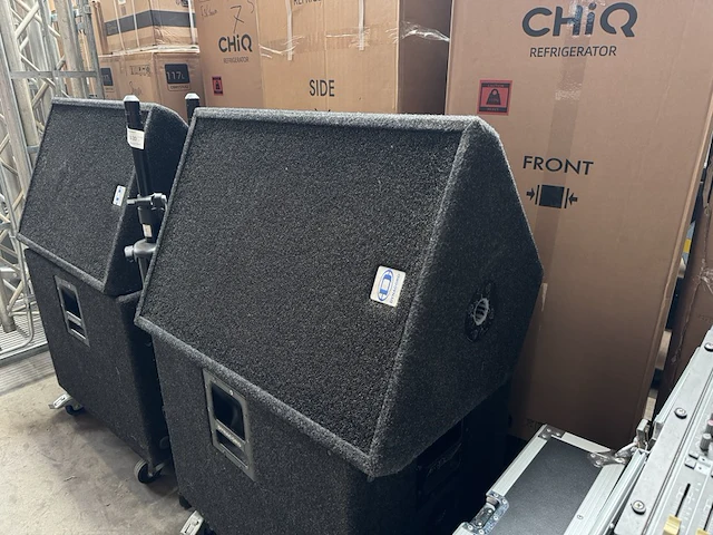 4x dynacord (f 150) speaker met 2x statief - afbeelding 3 van  7