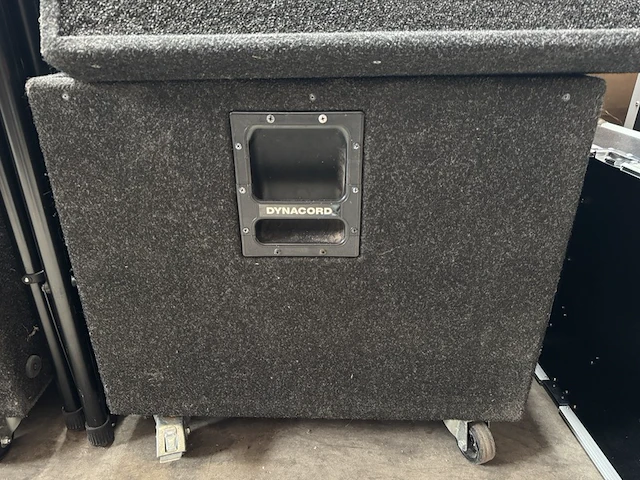 4x dynacord (f 150) speaker met 2x statief - afbeelding 4 van  7