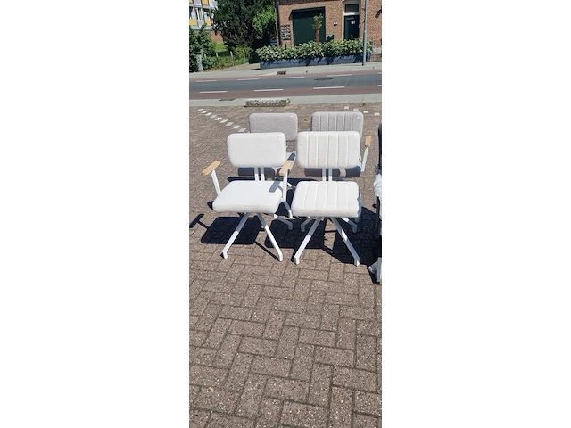 4x eetkamerstoel 180 graden draaibaar alpine, zazuhome, "henk swivel" - afbeelding 2 van  6
