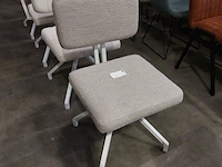 4x eetkamerstoel 180 graden draaibaar alpine, zazuhome, "henk swivel" - afbeelding 4 van  6