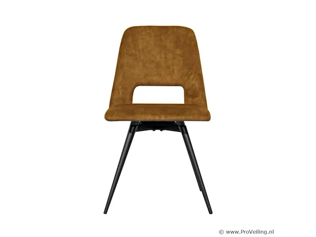 4x eetkamerstoel beyon zonder arm - draaibaar - adore geel / yellow - afbeelding 2 van  5