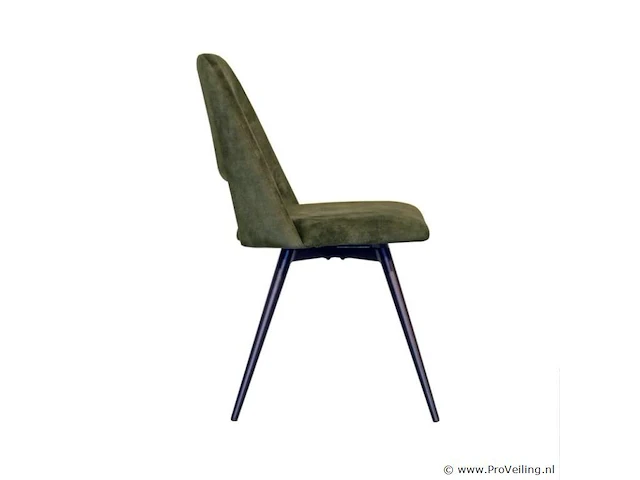 4x eetkamerstoel beyon zonder arm - draaibaar - adore groen / dark green - afbeelding 3 van  4