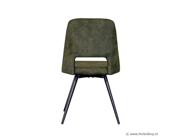 4x eetkamerstoel beyon zonder arm - draaibaar - adore groen / dark green - afbeelding 4 van  4