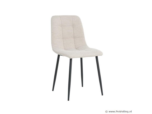 4x eetkamerstoel billy zonder arm - boucle alpine 01 beige - afbeelding 1 van  5