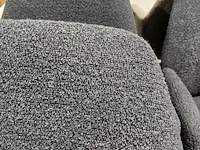 4x eetkamerstoel boucle draaibaar, zazuhome, blauw - afbeelding 5 van  5