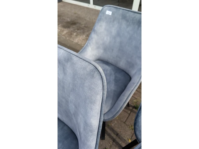 4x eetkamerstoel don adore light blue, zazuhome - afbeelding 4 van  6
