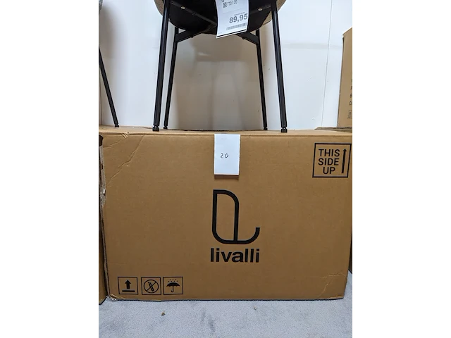4x eetkamerstoel livalli, gail - giel, sand - afbeelding 6 van  6
