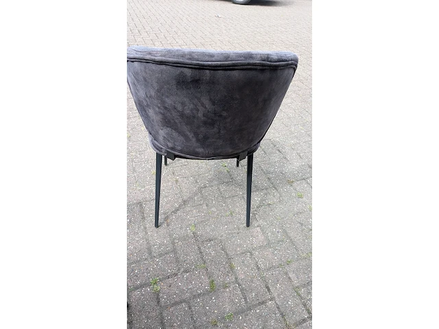 4x eetkamerstoel nolah adore, zazuhome, donkergrijs / antraciet - afbeelding 4 van  6