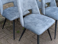 4x eetkamerstoel pablo adore blue, zazuhome - afbeelding 2 van  5