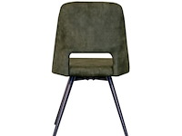 4x eetkamerstoel pablo zonder arm - draaibaar - adore groen / dark green - afbeelding 4 van  4