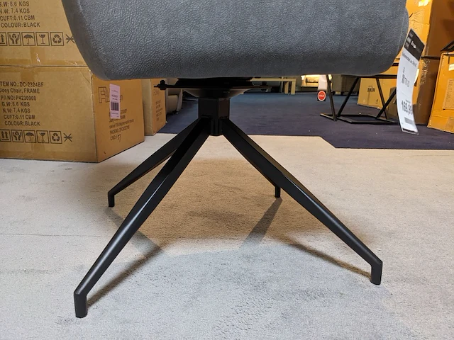 4x eetkamerstoel rv design, joey - jay, grijs - afbeelding 5 van  8