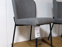 4x eetkamerstoel rv design, ventura- vincent, grijs - afbeelding 1 van  6