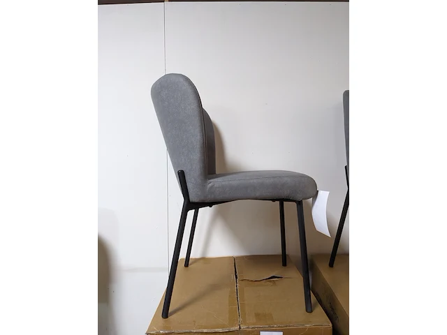 4x eetkamerstoel rv design, ventura- vincent, grijs - afbeelding 3 van  6