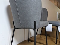 4x eetkamerstoel rv design, ventura- vincent, grijs - afbeelding 4 van  6