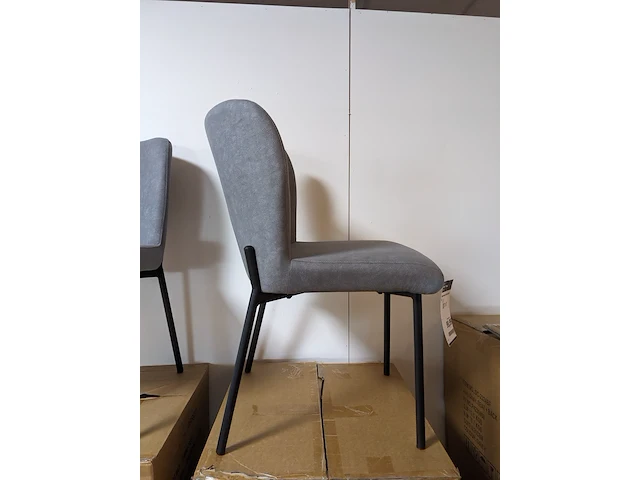 4x eetkamerstoel rv design, ventura- vincent, grijs - afbeelding 3 van  6