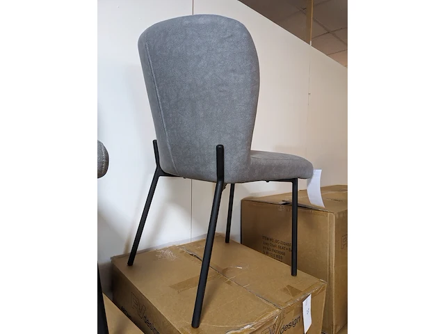 4x eetkamerstoel rv design, ventura- vincent, grijs - afbeelding 4 van  6