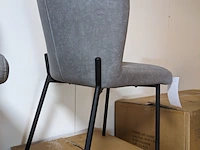 4x eetkamerstoel rv design, ventura- vincent, grijs - afbeelding 4 van  6
