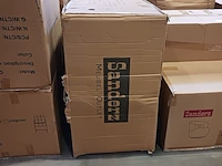 4x eetkamerstoel velvet, sanderz, zwart, 2025 - afbeelding 4 van  4