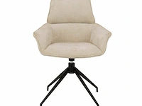 4x eetkamerstoel zazuhome, trente alpine, beige - afbeelding 2 van  6