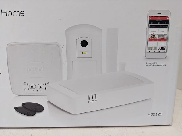 4x evohome security, honeywell, connected home h912s, wit - afbeelding 4 van  6