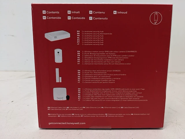 4x evohome security, honeywell, connected home h912s, wit - afbeelding 6 van  6