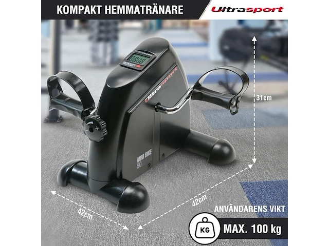 4x fitness hometrainer ultrasport - afbeelding 2 van  5