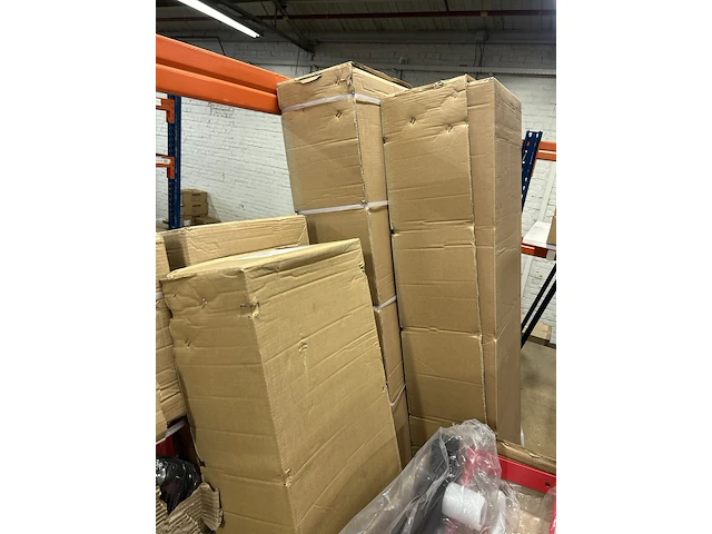 4x fitness powerack, zwart/rood - afbeelding 4 van  8