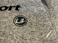 4x fleece jack gevoerd maat m, ultrasport, beige - afbeelding 3 van  4