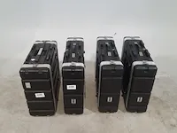 4x flightcase met diverse apparatuur o.a. unifi, eaton - afbeelding 1 van  15