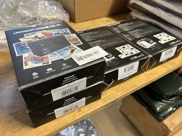 4x full hd action camera met accessoires ultrasport, umovee hd 60 - afbeelding 2 van  4