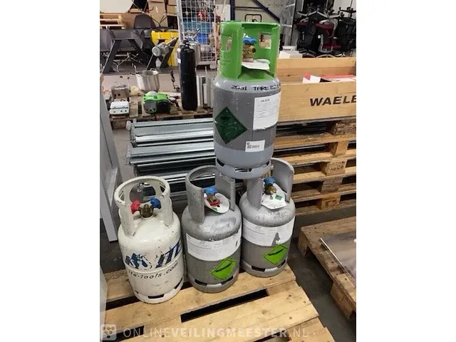 4x gasfles koelmiddel climalife, r134a - afbeelding 2 van  5
