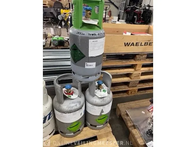 4x gasfles koelmiddel climalife, r134a - afbeelding 3 van  5