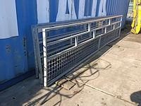 4x gegalvaniseerd landhek - toegangshek - afbeelding 2 van  7