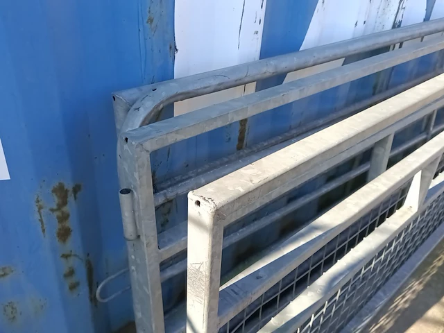 4x gegalvaniseerd landhek - toegangshek - afbeelding 3 van  7