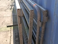 4x gegalvaniseerd landhek - toegangshek - afbeelding 5 van  7