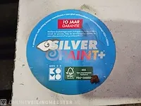 4x gegronde multiplex plaat silverpaint - afbeelding 3 van  5